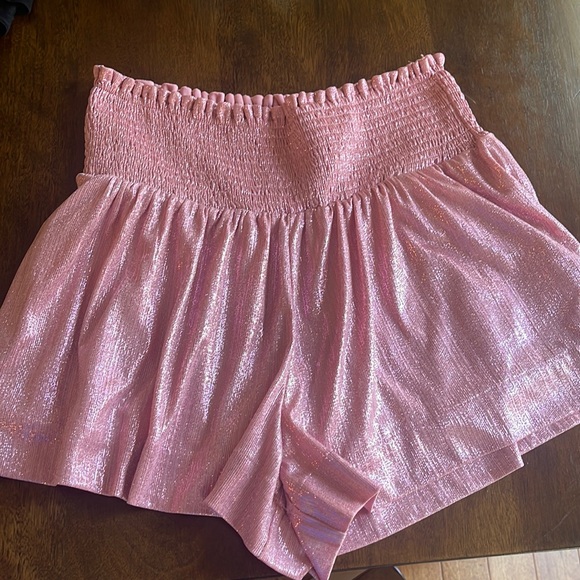 pants store Pants - Pink shimmery shorts - excellent condition